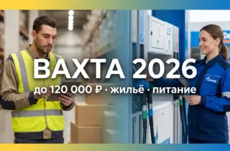 Работа вахтой в 2026 году: вакансии на складе Яндекс.Маркета и АЗС Газпромнефти с зарплатой до 120 000 рублей