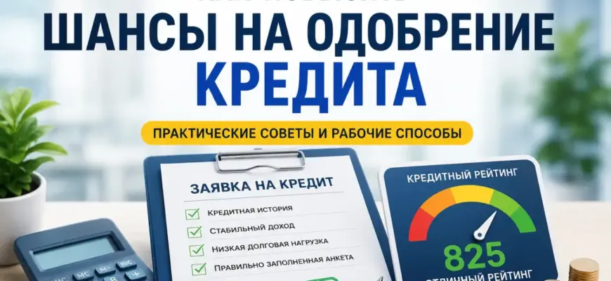 Как повысить шансы на одобрение кредита — советы заемщикам