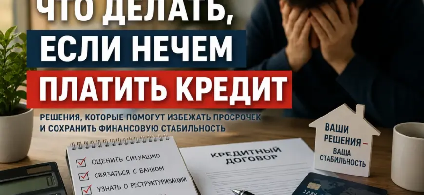 Что делать, если нечем платить кредит — советы заемщикам