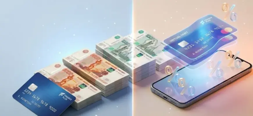Виртуальная дебетовая карта vs физическая — что выбрать