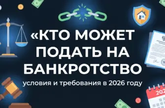 Кто может подать на банкротство физического лица — условия и требования 2026