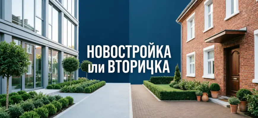 Новостройка или вторичка — сравнение вариантов покупки квартиры