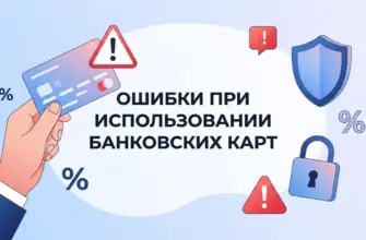 Ошибки при использовании банковских карт и способы защиты от мошенников