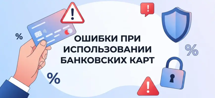 Ошибки при использовании банковских карт и способы защиты от мошенников