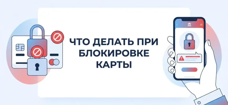 Что делать при блокировке банковской карты: причины и план действий