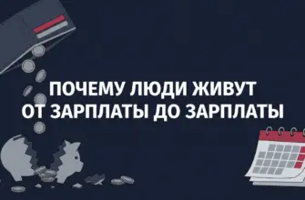 Почему люди живут от зарплаты до зарплаты