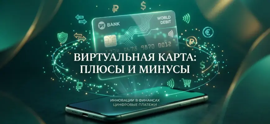 Виртуальная карта плюсы и минусы для онлайн-покупок