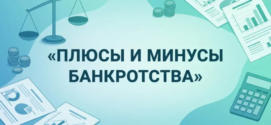 Плюсы и минусы банкротства физических лиц