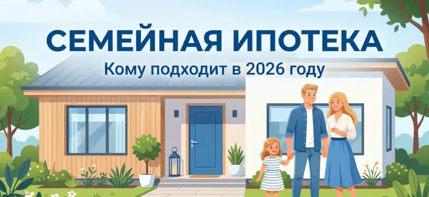 семейная ипотека кому подходит в 2026 году