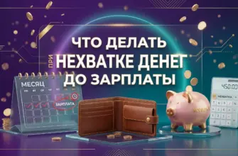 Что делать при нехватке денег до зарплаты