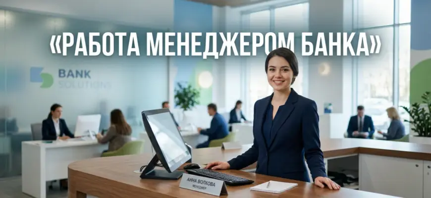 работа менеджером банка плюсы и минусы