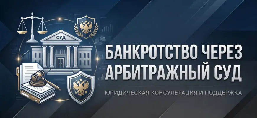 банкротство через арбитражный суд процедура списания долгов