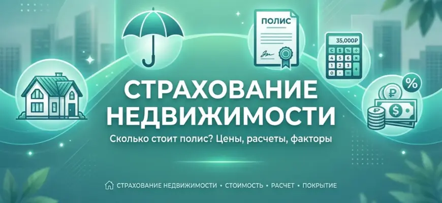 Сколько стоит страхование недвижимости цены и тарифы