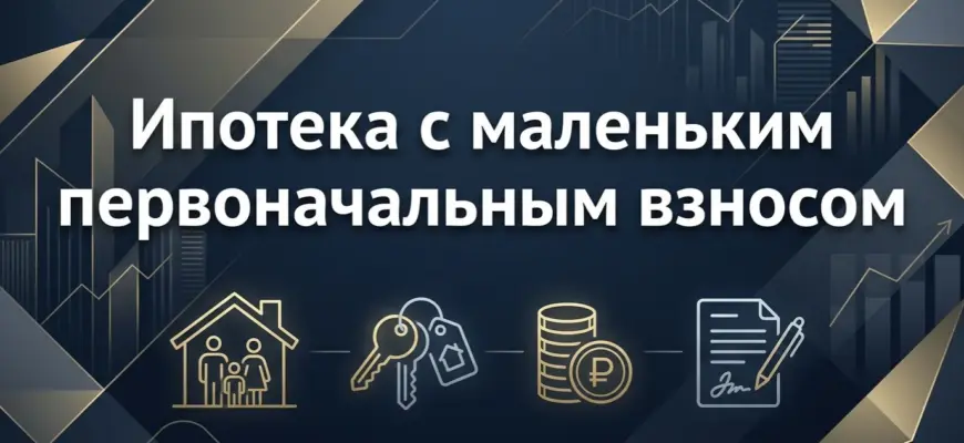Как взять ипотеку с маленьким первоначальным взносом в 2026 году