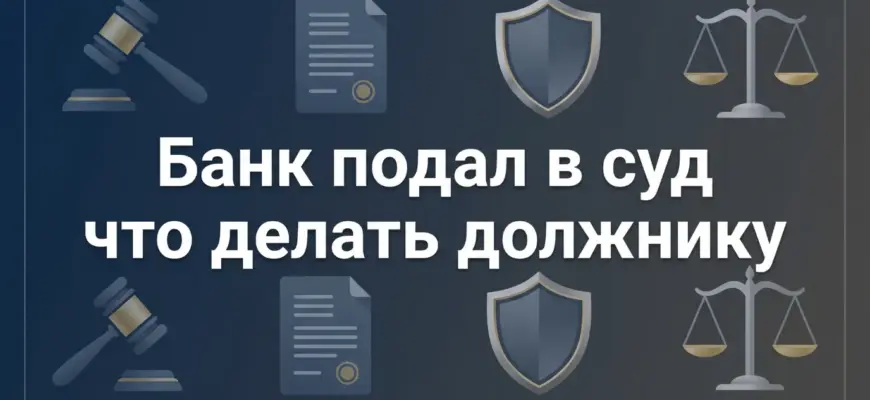 Что делать если банк подал в суд за долг по кредиту — пошаговая инструкция для должника
