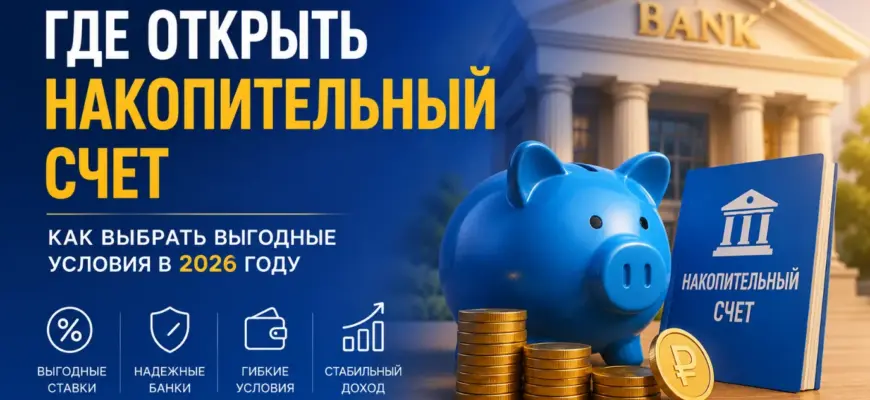Где открыть накопительный счет в 2026 году и выбрать выгодные условия