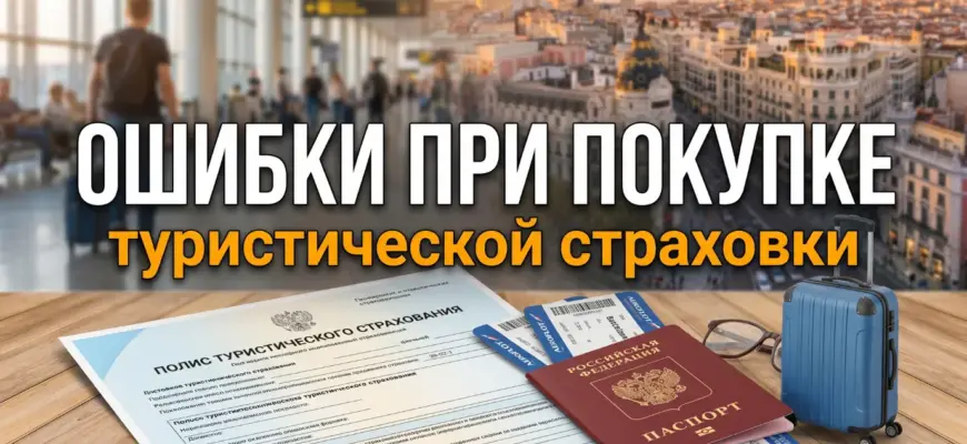 Ошибки при покупке туристической страховки — что проверить до вылета