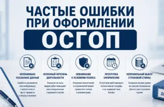 Ошибки при оформлении ОСГОП — как не потерять деньги