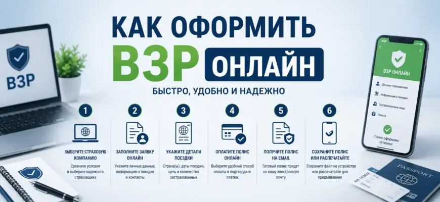 Как оформить ВЗР онлайн — пошаговая инструкция