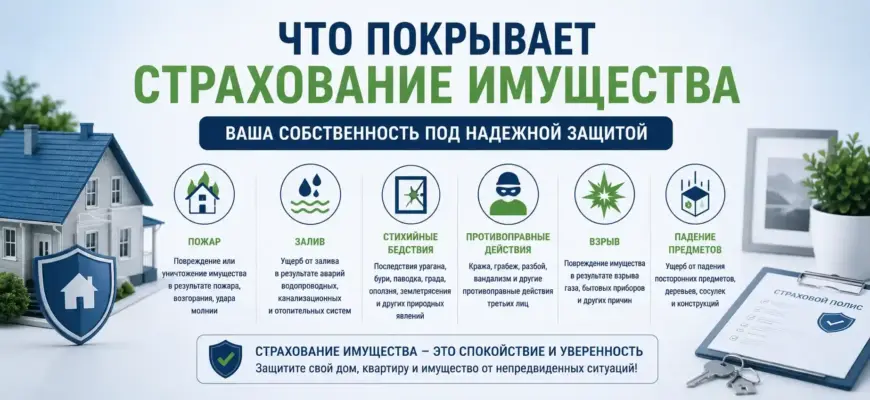Что покрывает страхование имущества — полный разбор
