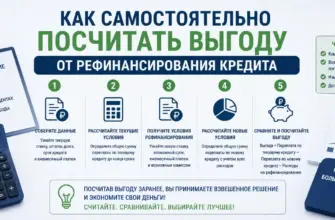 Как самостоятельно посчитать выгоду от рефинансирования кредита