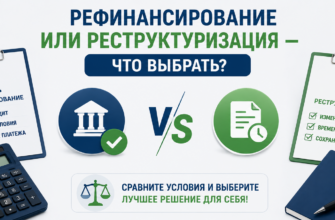 Рефинансирование или реструктуризация кредита — что выбрать в 2026 году