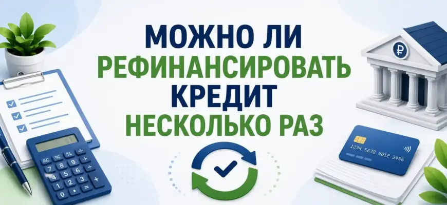 Можно ли рефинансировать кредит несколько раз в 2026 году