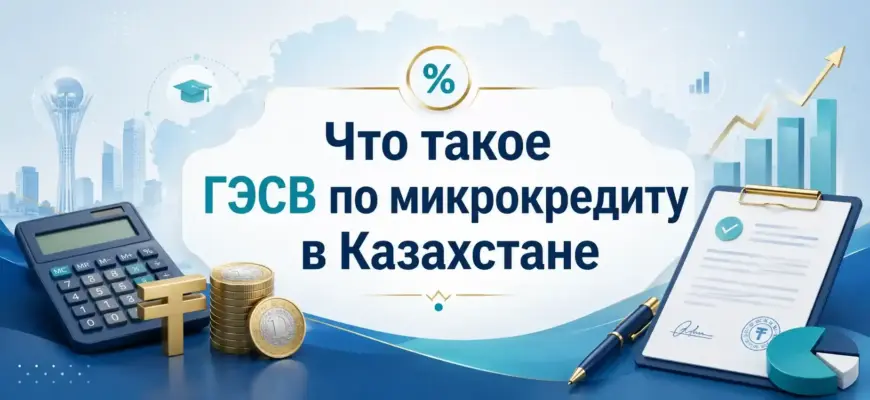 Что такое ГЭСВ по микрокредиту в Казахстане