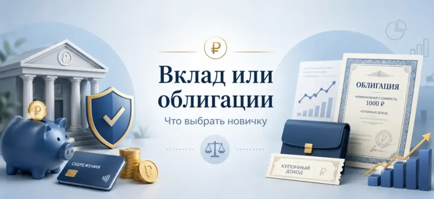 Вклад или облигации: что выбрать новичку