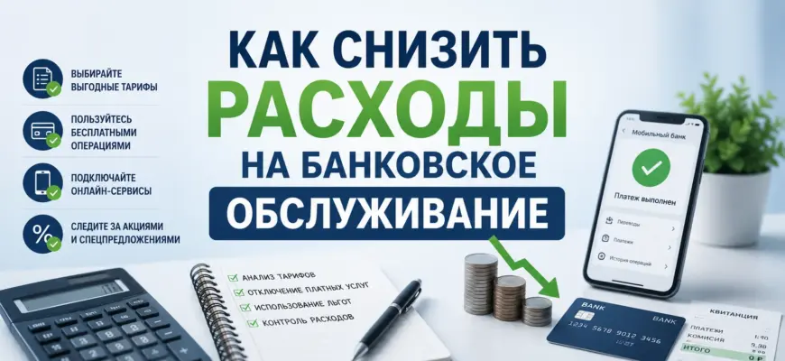 Как снизить расходы на банковское обслуживание — рабочие способы