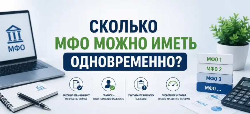 Сколько МФО можно иметь одновременно — юридические ограничения