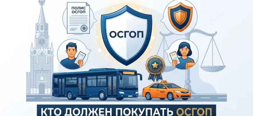 Кто должен покупать ОСГОП — обязательное страхование перевозчиков