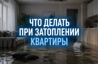 Что делать при затоплении квартиры — пошаговая инструкция