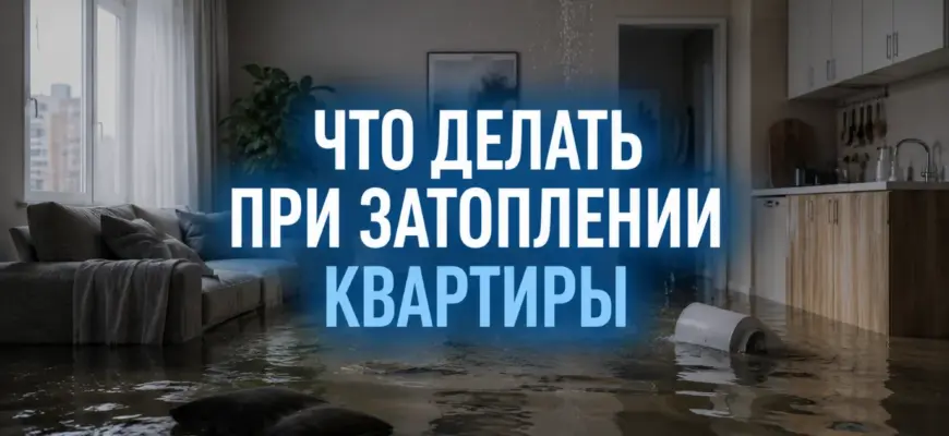Что делать при затоплении квартиры — пошаговая инструкция