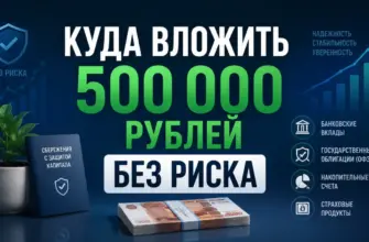 Куда вложить 500 000 рублей без риска — надежные способы