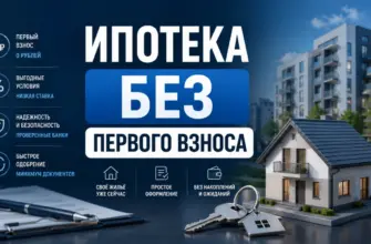 Ипотека без первого взноса — как купить квартиру без накоплений