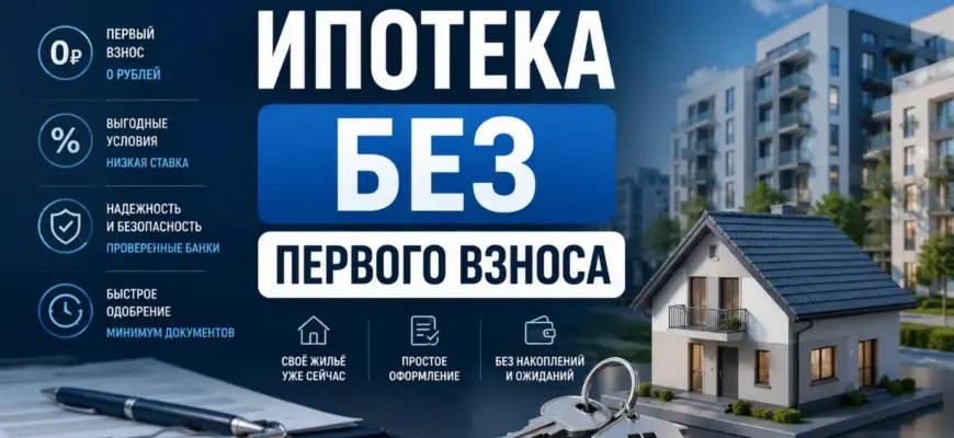 Ипотека без первого взноса — как купить квартиру без накоплений