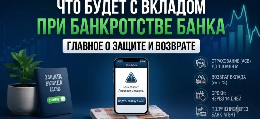 Что будет с вкладом при банкротстве банка — защита денег