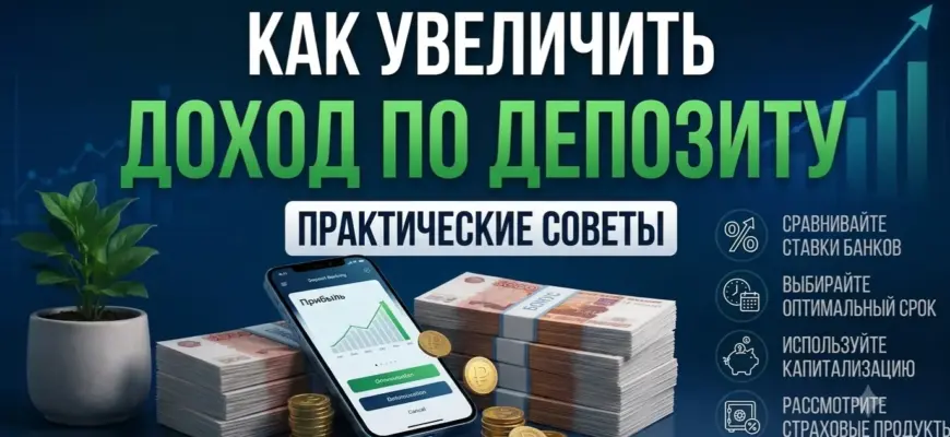 Как увеличить доход по депозиту — рабочие способы