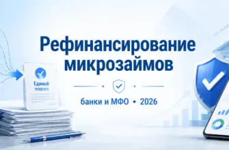 Рефинансирование микрозаймов и долгов перед МФО в 2026 году